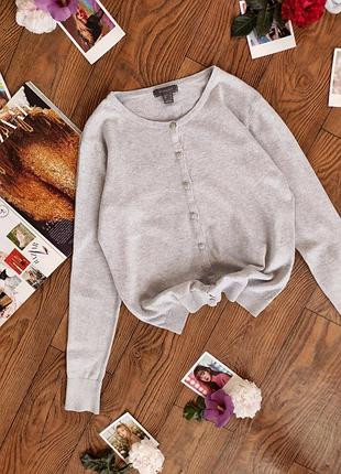 Сіренький короткий кардиган Primark 