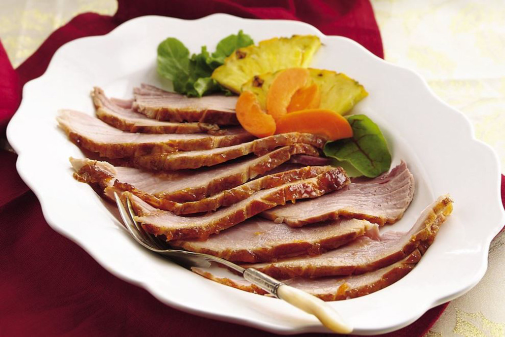 глазированная ананасовая ветчина