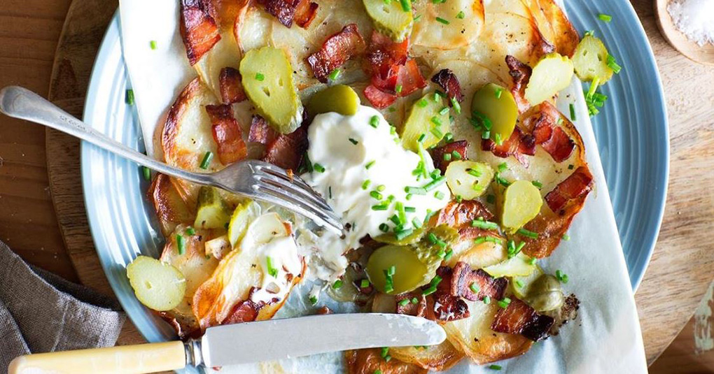 Картофель с беконом Картофель с беконом