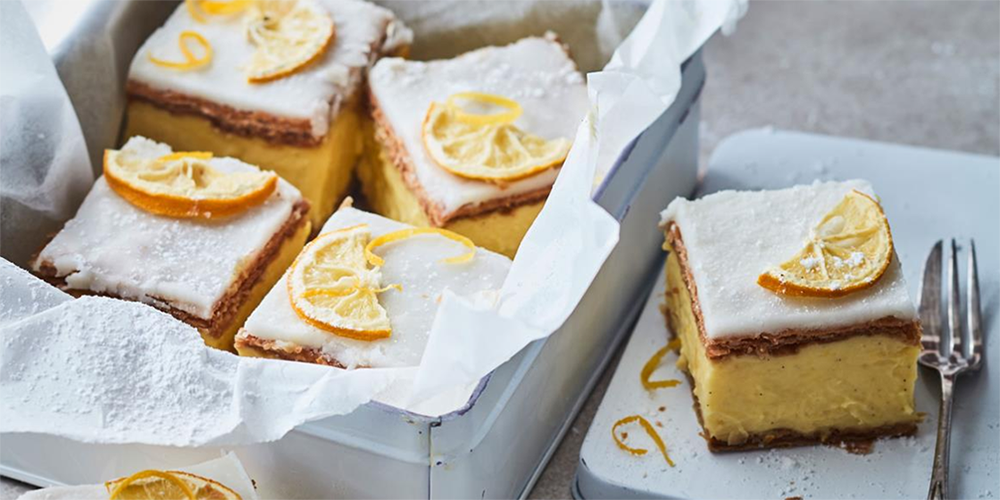 Лимонные квадратики с джином