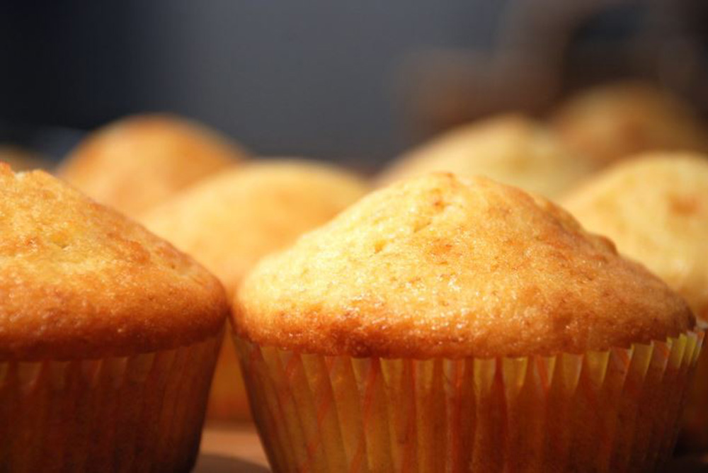 Банановые мафины.