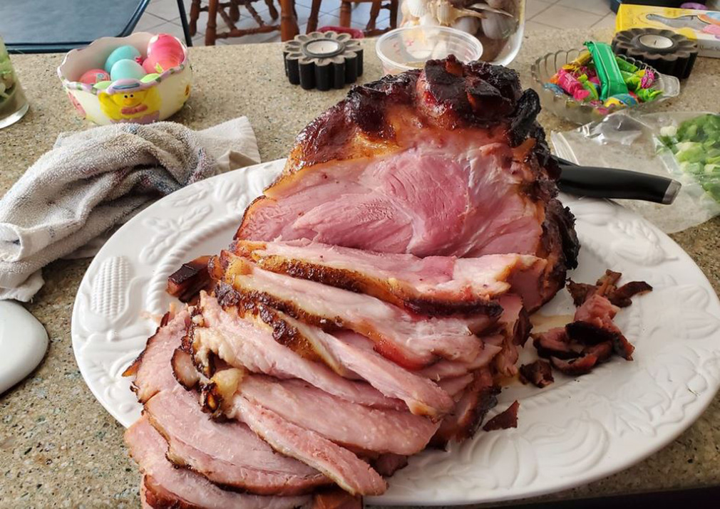 глазированная ананасовая ветчина